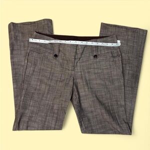 Stylish Brown Plaid Trousers